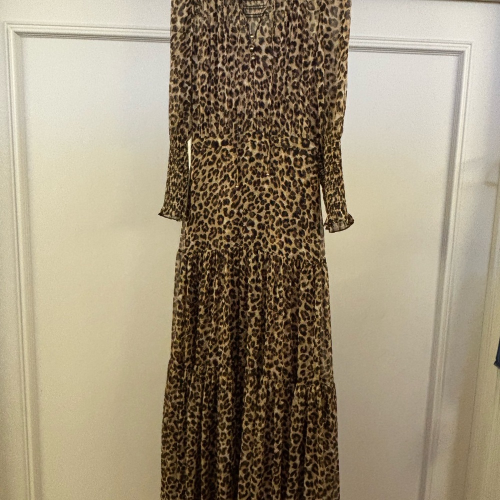 Veronica Beard Stacia Leopard print dress - Picture 4 of 7
